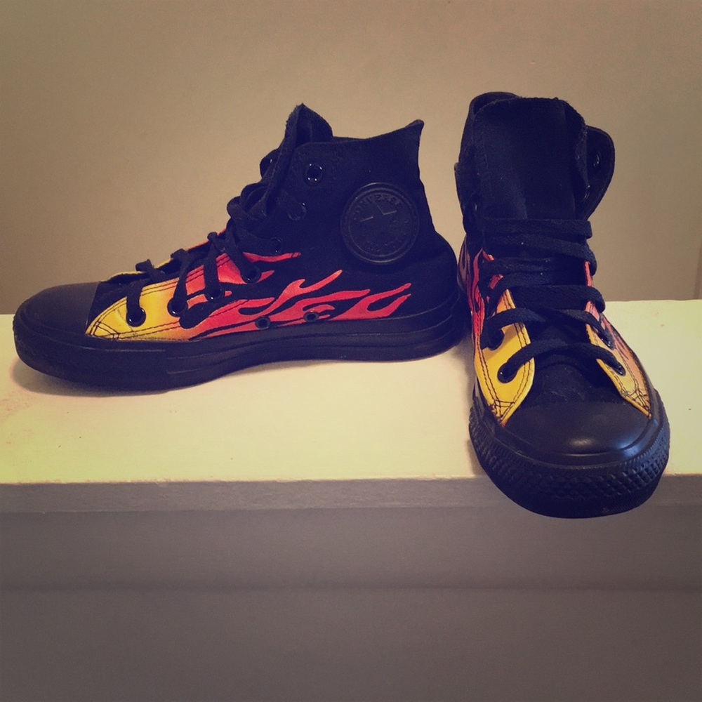 Flaming Chucks